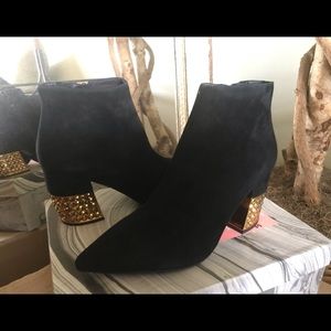 Jeffrey Campbell Ankle Boot w/blinged heel
